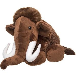 Pluche Bruine Mammoet Knuffel 40 cm - Mammoeten Prehistorische Dieren Knuffels