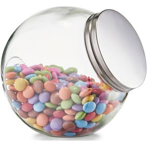 Zeller snoeppot - glas - 2200 ml - 18 x 12 cm - voorraadpot