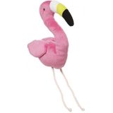 Pluche flamingo knuffeltje 10 cm