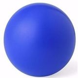 10 blauwe anti stressballetjes 6 cm