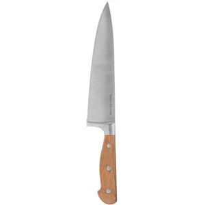 5Five - Elegancia - Keukenmes - RVS - Acacia Hout - 34 x 4.5 cm