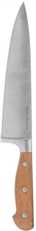 5Five - Elegancia - Keukenmes - RVS - Acacia Hout - 34 x 4.5 cm