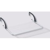 Droogrek - Staal - Verstelbaar - Zwart