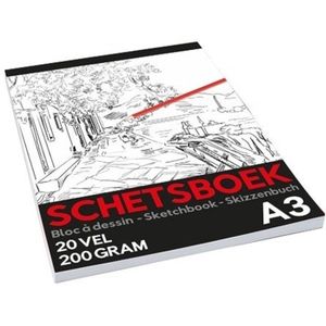 Schetsboek/tekenboek A3 formaat