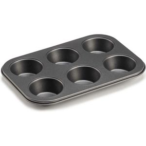 Kinvara - Muffins/cupcakes maken bakvorm/blik voor 6x stuks 26x18 cm
