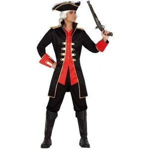 Kapitein piraat William verkleed kostuum jas voor heren