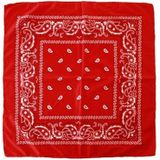 Voordelige rode boeren zakdoek 53 x 53 cm