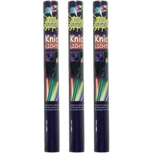 Glow in the dark sticks - breaklights - 30x sticks van 20 cm - multi kleuren