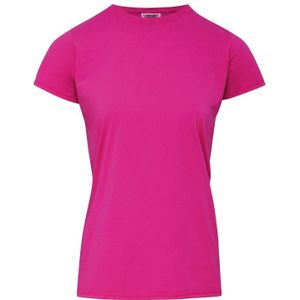 Basic t-shirt comfort colors fuchsia roze voor dames