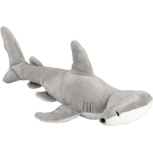 Pluche Kleine Knuffel Dieren Hamerhaai van 45 cm - Speelgoed Haaien/Vissen Zeedieren