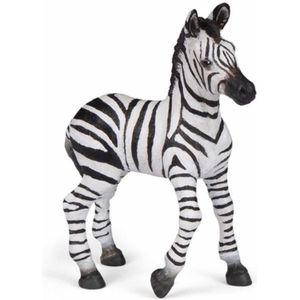 Plastic speelgoed figuur baby zebra 9 cm