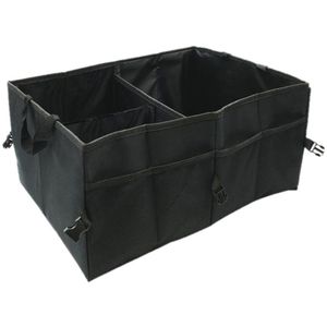 Auto kofferbak organizer tas zwart opvouwbaar 52 x 38 x 26 cm