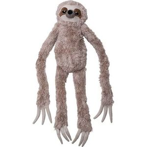 Pluche Bruine Luiaard Knuffel 100 cm - Sloth Bosdieren Knuffels - Speelgoed Voor Kinderen