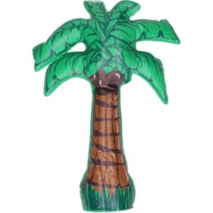 Opblaasbare decoratie palmboom - kunststof - groen - H45 cm