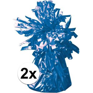 2 Ballongewichten blauw 170 gr