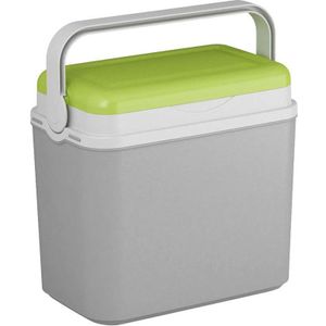 Koelbox grijs/groen 10 liter 30 x 19 x 28 cm