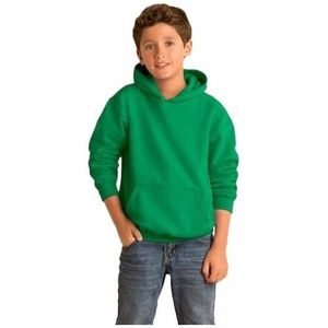 Groene capuchon sweater voor jongens