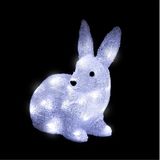 Decoratie LED konijn - 26 cm - 30 lampjes - verlichte figuren