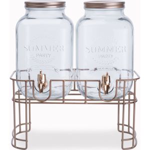 Cosy&Trendy Sapdispenser set op standaard - 2x 3,5 liter