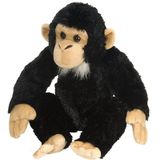 Pluche knuffel chimpansee 30 cm