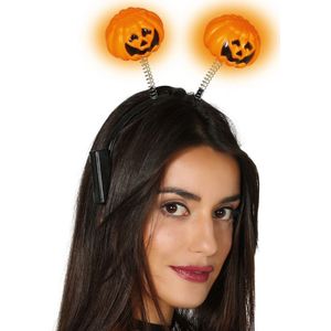 Halloween/horror verkleed diadeem/tiara - met pompoenen - kunststof - dames/meisjes