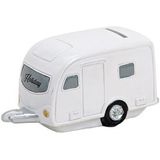 Vakantie spaarpot caravan 15 cm