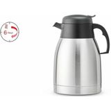 Koffiekan/thermoskan - 1,5 liter - RVS - dubbelwandig