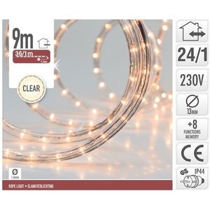 Kerstverlichting lichtslang warm wit buiten 8 standen 9 meter (cadeaus &  gadgets) | € 24 bij Bellatio.nl | beslist.nl