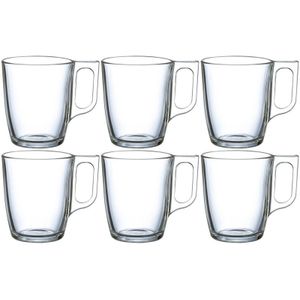 Luminarc 6x Theeglazen/koffieglazen - 250 ml - Glas