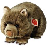 Knuffeldier Wombat - zachte pluche stof - premium kwaliteit knuffels - bruin - 26 cm