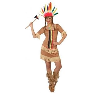Indianen Manipi verkleed jurkje/kostuum voor dames