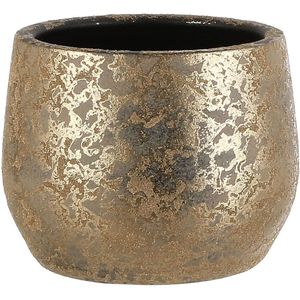 Mica Decorations Bloempot Binnen Clemente Goud 19,5 H 15,5 cm