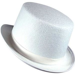 Hoge hoed wit
