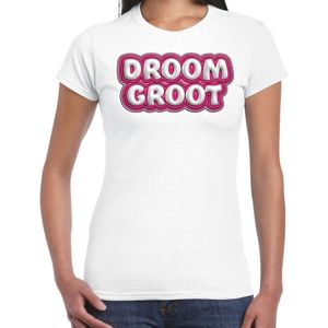 Song T-shirt voor festival - droom groot - Europa - wit - dames - Joost - supporter/fan shirt