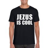 Zwart Jezus is cool shirt voor heren