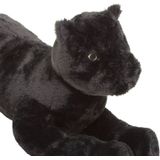 Knuffeldier Zwarte Panter Joey  - zachte pluche stof - wilde dieren knuffels - 70 cm