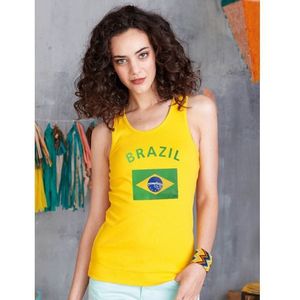 Gele dames tanktop Brazilie