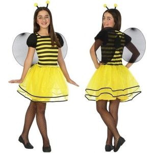 Dierenpak bij/bijen verkleed jurk/jurkje voor meisjes