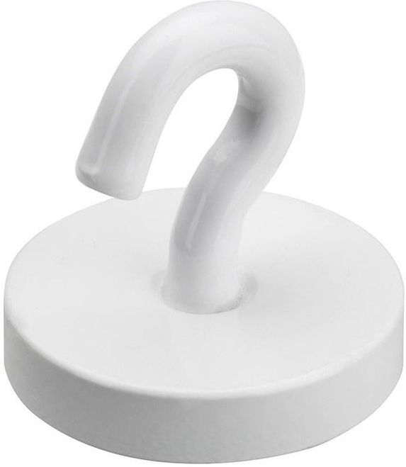 Kunststof ophang magneet met haak 2.2 cm - presentatie/reclame/plant/bordje ophangen