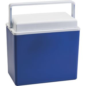Blauwe koelbox klein 10 liter 30,5 cm