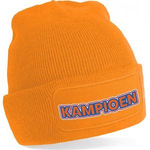 Oranje Koningsdag muts - kampioen - EK/WK voetbal one size