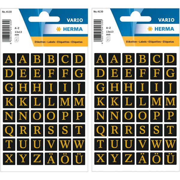 Vorige Verdrag Belichamen Stickervelletjes met 288x stuks alfabet plak letters zwart/goud 13x13 mm  (kantoor) | € 7 bij Shoppartners.nl | beslist.nl