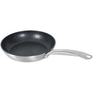 San Ignacio Braadpan 22,5 Cm Staal/aluminium Zwart/zilver