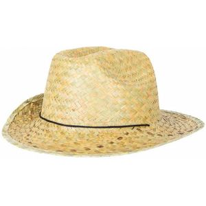 Verkleed hoedje voor Tropical Hawaii Beach party - Stro hoed - volwassenen - Carnaval