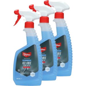 Ruitenontdooier spray - 3x - voor auto - 500 ml - antivries sprays - winter/vorst