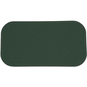 MSV Douche/bad anti-slip mat badkamer - rubber - groen - 36 x 65 cm - met zuignappen