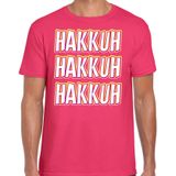 Verkleed T-shirt voor heren - jaren 90/90s - roze - gabber - foute party/carnaval