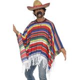 Mexicaanse poncho verkleedkleding voor volwassenen