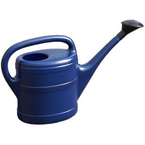 Gieter met broeskop - blauw - kunststof - 5 liter -Â 43Â cm