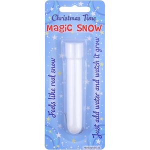 Magisch sneeuw - tube 12 gram voor 1 liter sneeuw - zelf sneeuw maken